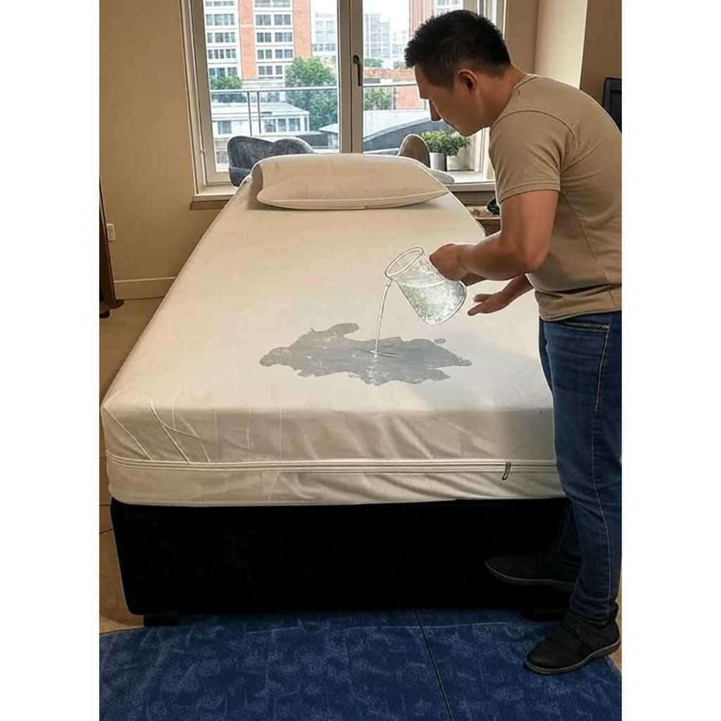 Capa de Colchão solteiro  Impermeável com zíper em Oferta na Shopee