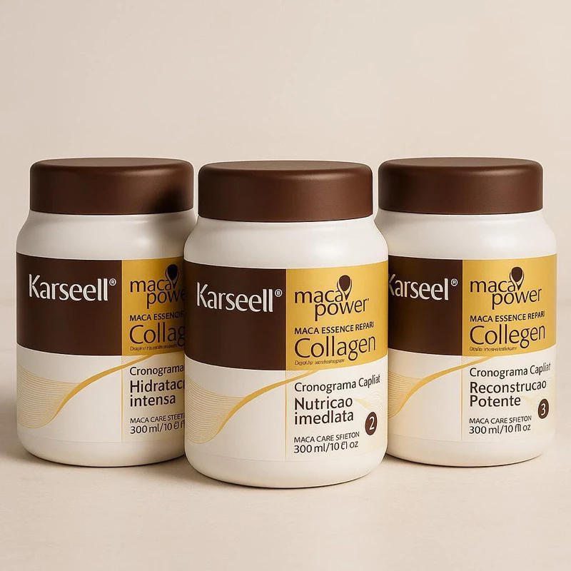 kit Cronograma Capilar Poderoso  Karseell