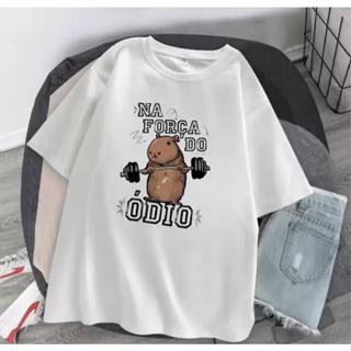 Blusa Camiseta Na Força do Ódio Capirava 100% Algodão Academia Treino Moda Feminina em Oferta na Shopee