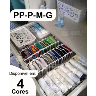 Colmeia Organizadora PP P M G Organizador de Gaveta Guarda-Roupa Dobrável Organizador de Roupas Armário