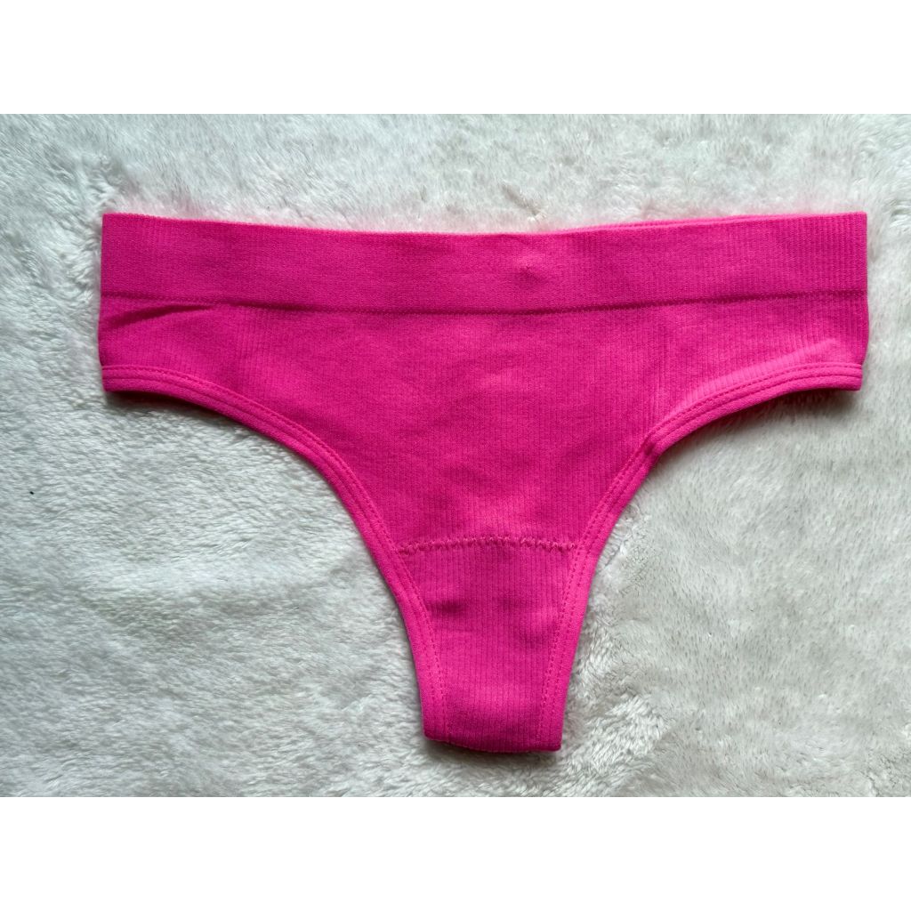 KIT DE CALCINHA CANELADA FIO DENTAL COM 3/5/10 UNIDADES