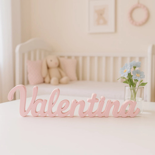 Letreiro Decorativo 3D Personalizado com Nome Criativo para Bebê Mãe Pai Namorada Aniversário em Oferta na Shopee