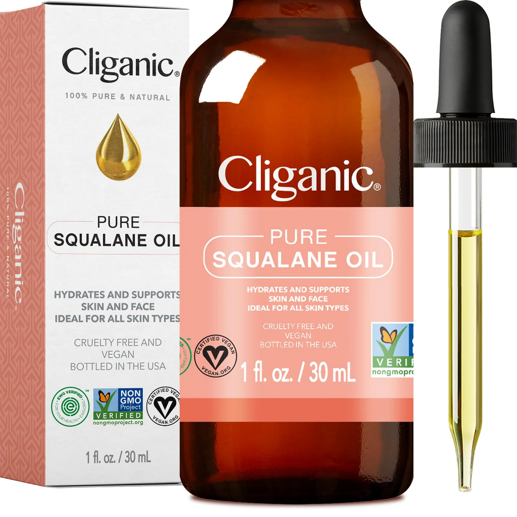ÓLEO VEGETAL ESQUALANO REJUVENESCEDOR ANTIDADE ORGÂNICO PURÍSSIMO FACIAL E CORPORAL CLIGANIC IMPORTADO PRONTA ENTREGA em Oferta na Shopee
