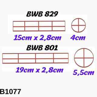 Cortador Lateral e Tampa Para Forma Pão de Mel BWB 829 e BWB 801 B1077 em Oferta na Shopee