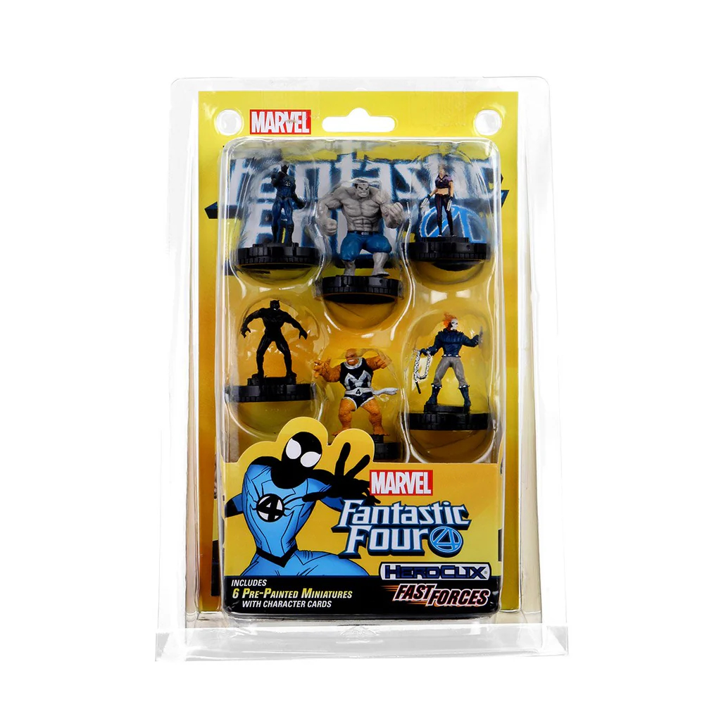 Bonecos Heroclix Fantastic Four Fast Forces Novo Lacrado