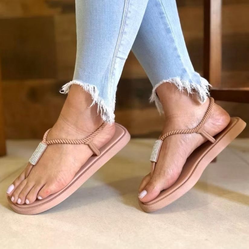 Sandália Feminina Ultra Confortável ELLA Lançamento, Sandália Moda Blogueira, a Pronta Entrega Envio imediato PROMOÇÃO
