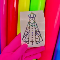 Adesivo Nossa Senhora da Aparecida Várias cores disponíveis