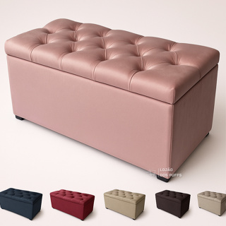 PUFF BAU CAPITONE SUEDE VELUDO PÉ DE CAMA PORTA OBJETOS BRINQUEDOS SAPATOS CASA DECORAÇÃO - PROMOÇÃO em Oferta na Shopee