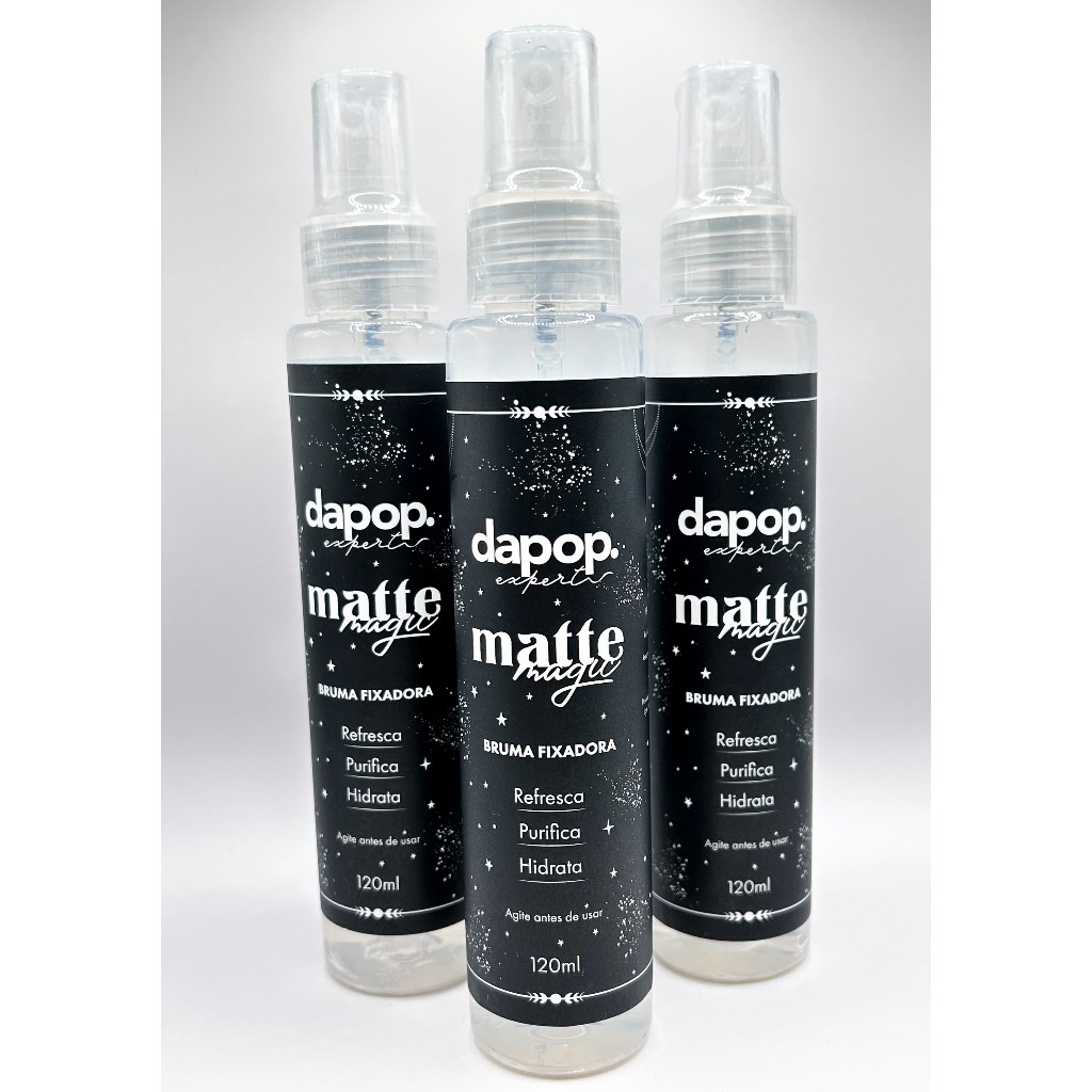 Bruma Fixadora de Maquiagem Dapop Matte Magic- Fixador de Maquiagem