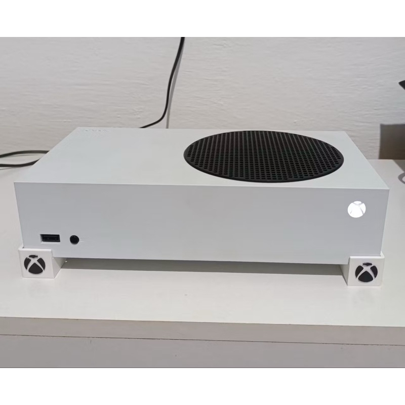 Kit 4 Suportes pés para XBOX Series S com Logo personalizado Impresso em 3D em Oferta na Shopee