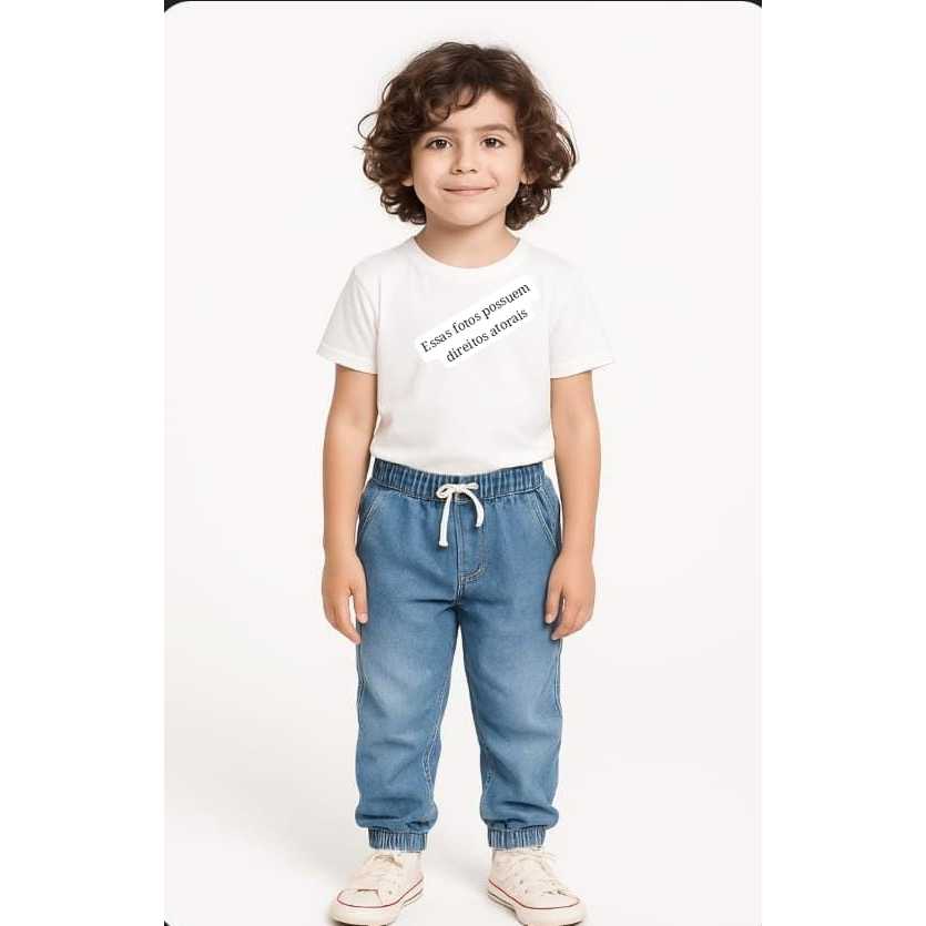 Calça Jogger Infantil Masculino Envia Rápido em Oferta na Shopee