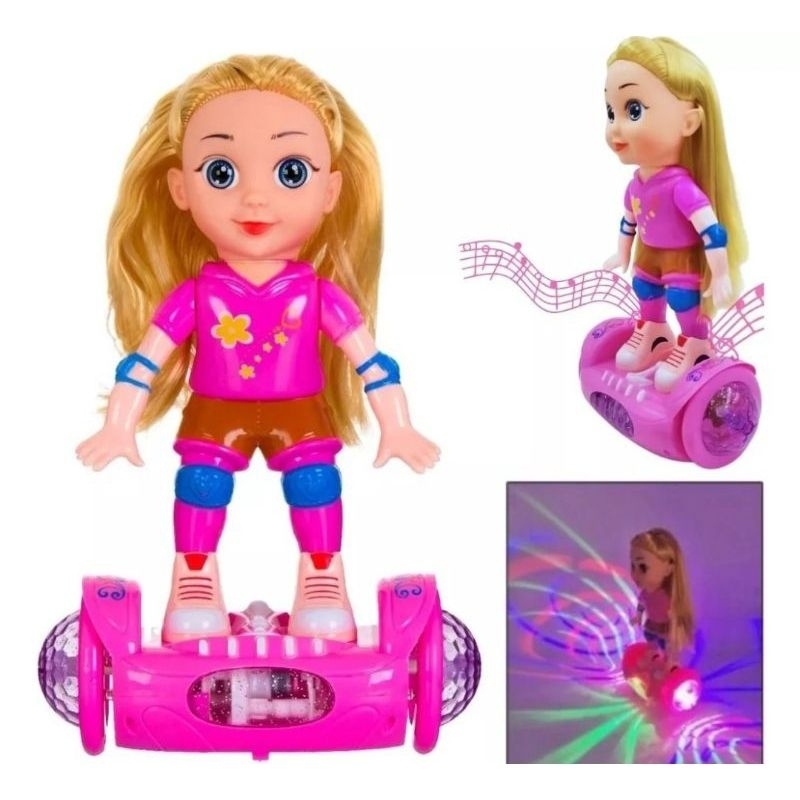 Boneca Dançarina Overboard Anda Luzes Som Brinquedo Infantil