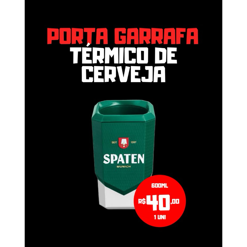 Porta Garrafa Térmico/Cervegela para 600ml