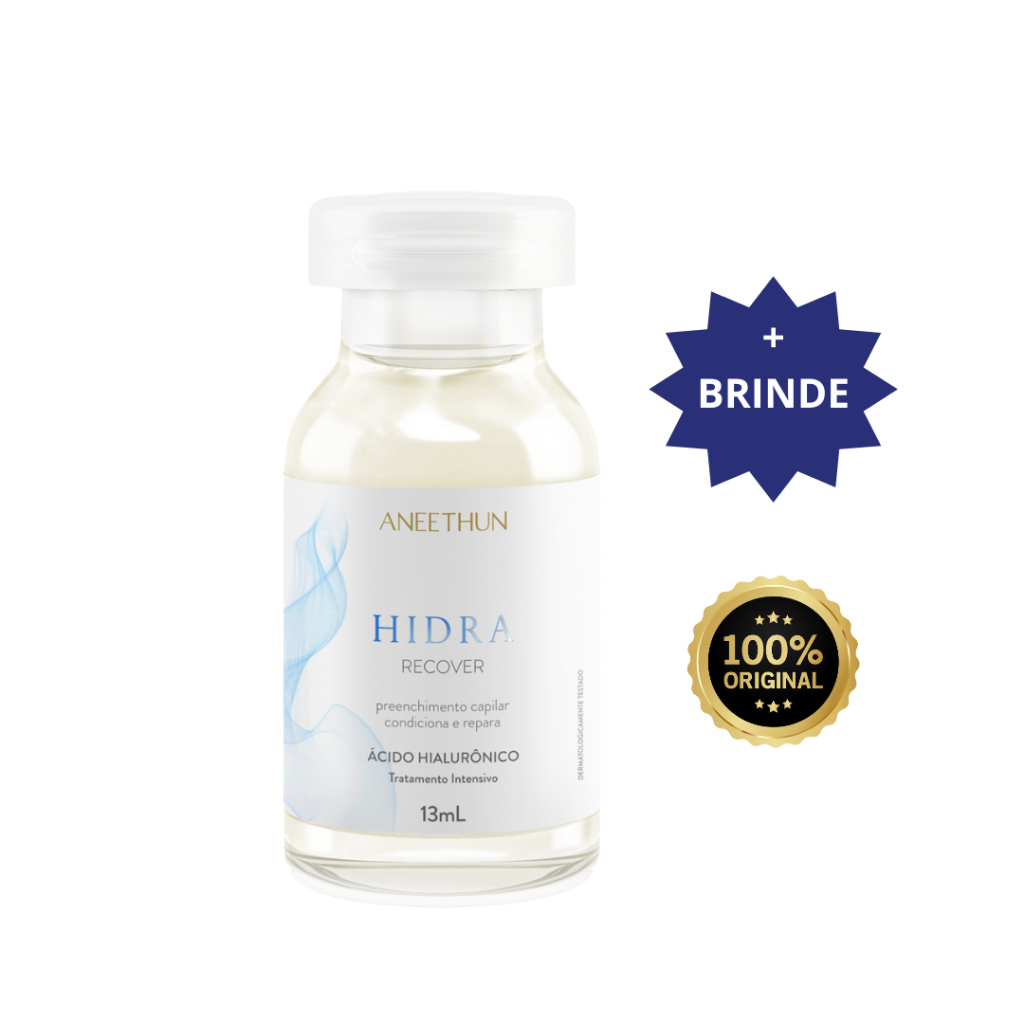 Ampola Recover Hidra Aneethun 13ml - Ácido Hialurônico Cabelos Secos E Danificados em Oferta na Shopee