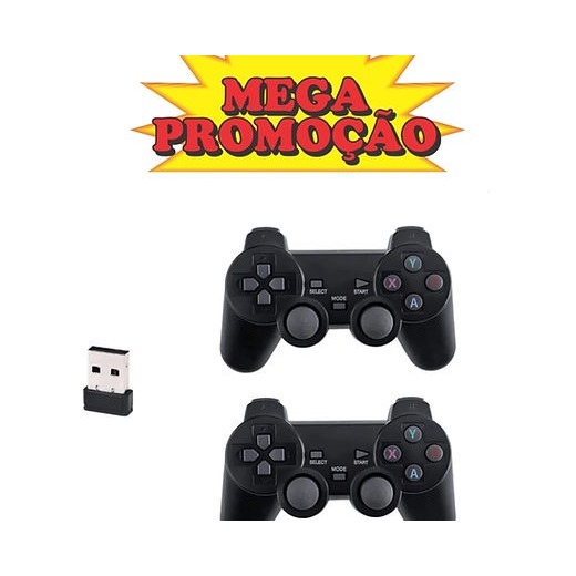 Kit 2 Controles Wireless Para Lite Stick Com Dual 2.4Ghz ( Não é Analogico )
