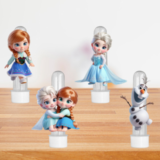 Kit com 10, 20 ou 30 Tubetes Personalizado para Aniversário Frozen Criança, Tag para Tubete, Apliques para tubete em Oferta na Shopee