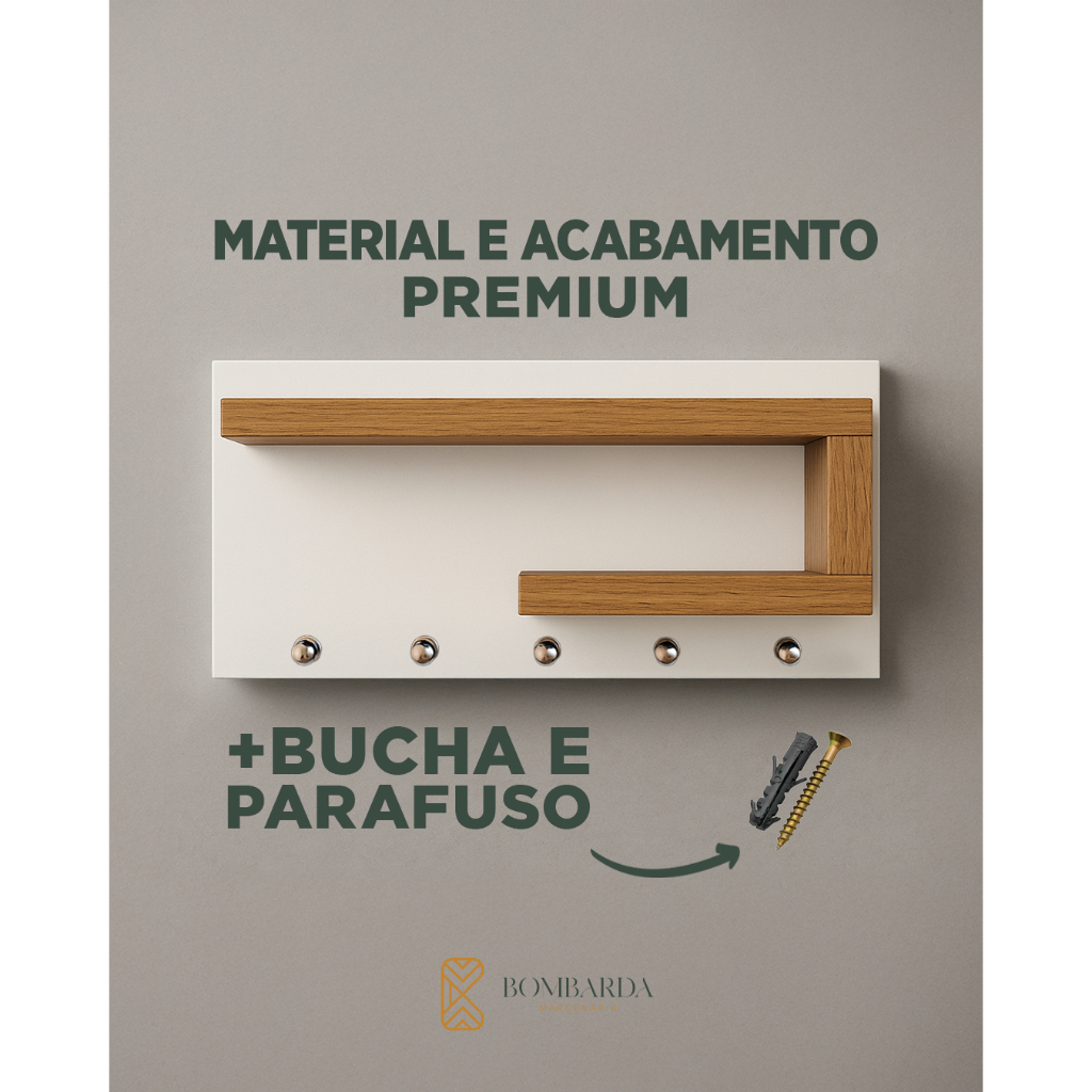 Porta Chaves Elegante - MDF