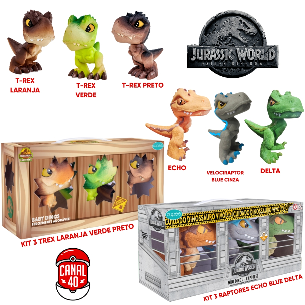 DINOSSAURO JURASSIC WORLD UNIVERSAL PUPEE BABY DINO MINI BONECO ARTICULADO BRINQUEDO RAPTORES T-REX - Hobbies & Collections