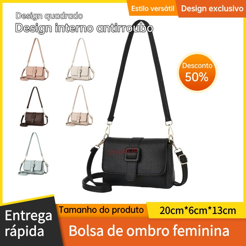 Senhoras saco de ombro único um ombro crossbody saco de ombro Bolsa portátil para mulheres