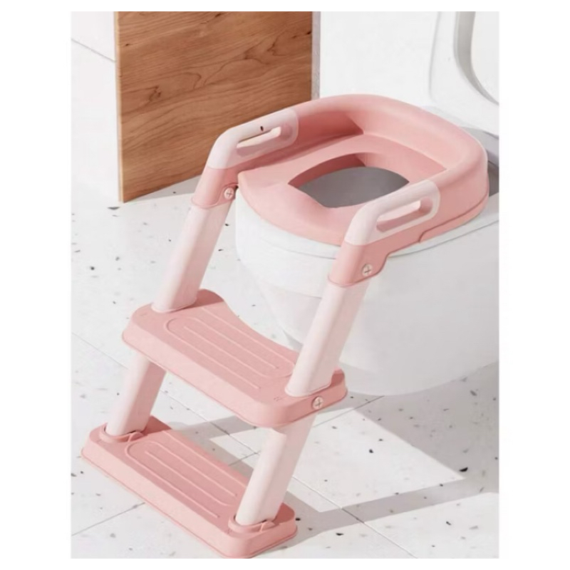 Troninho Infantil Com Escada Assento Redutor Vaso Sanitário