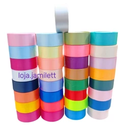 Fita de Cetim N°9 - 38mm com 23m, 45m Várias Cores Para Laços, Embalagens e Artesanato