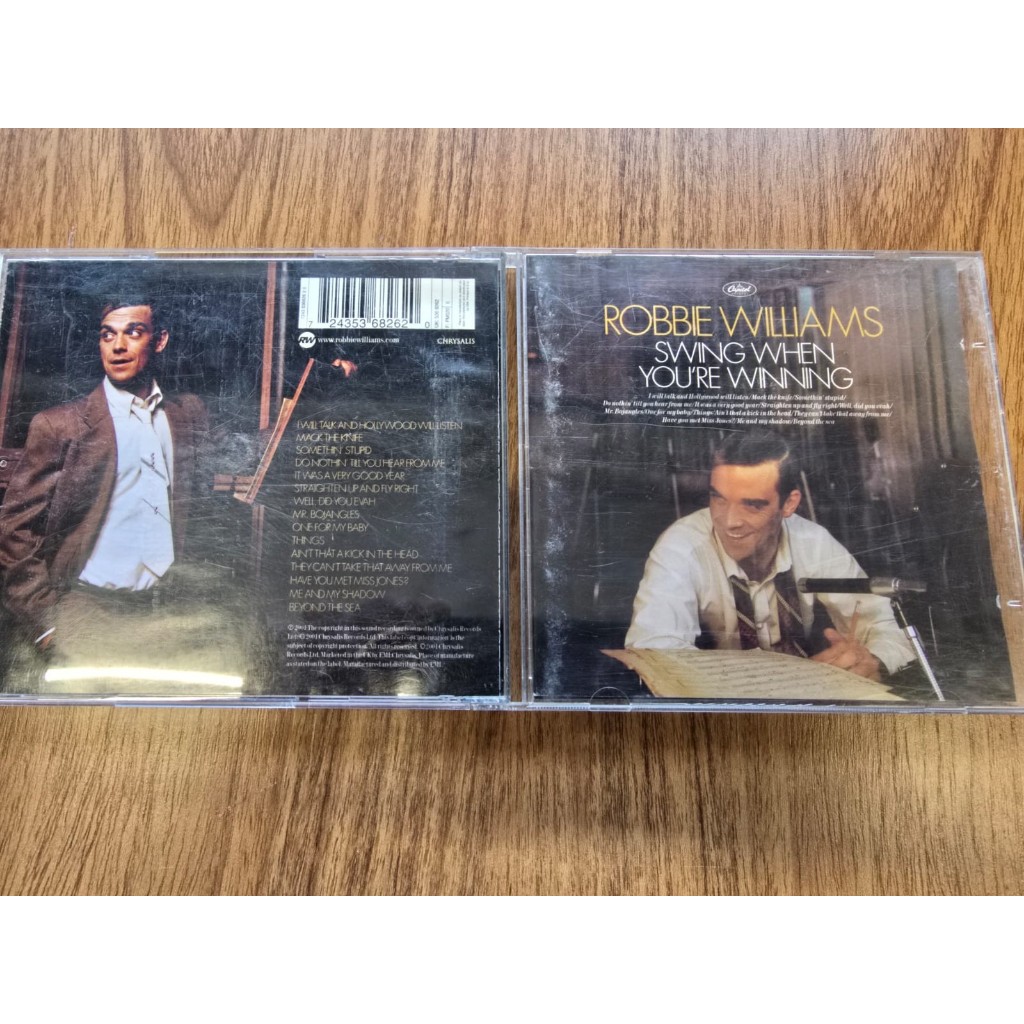 ROBBIE WILLIAMS - SWING WHEN YOU'RE WINNING - CD IMPORTADO