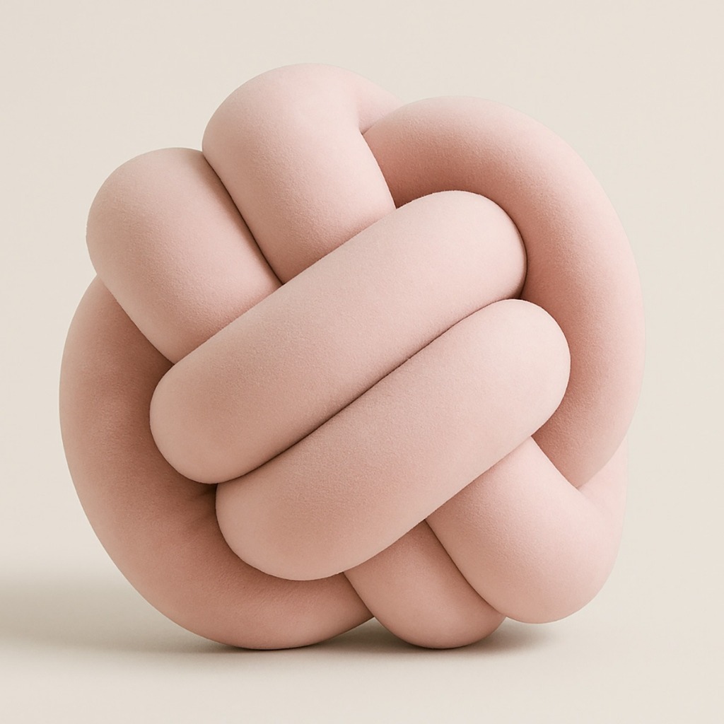 Almofada Nozinho Nó  Luxo