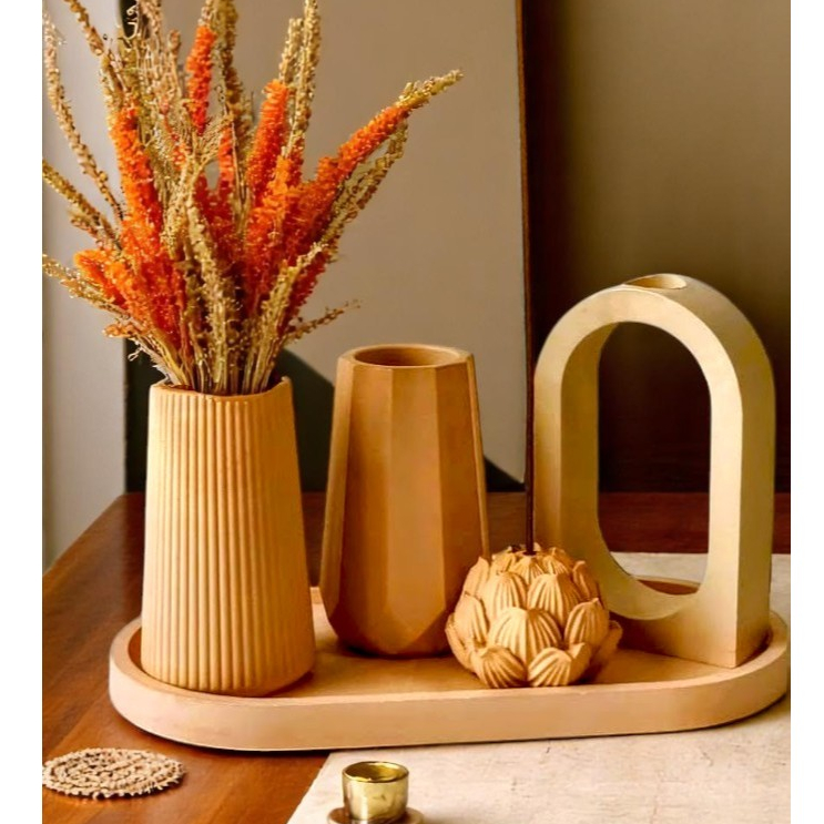 Kit Decorativo Luxo e Sofisticação Cera&Arte Completo