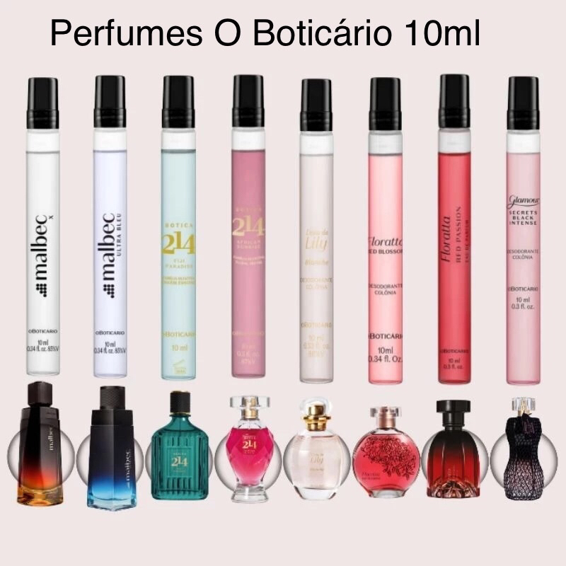 OBoticário Colonia 10ml Original - EGEO ARBO LILY o Boticário ORIGINAL Perfume Miniatura