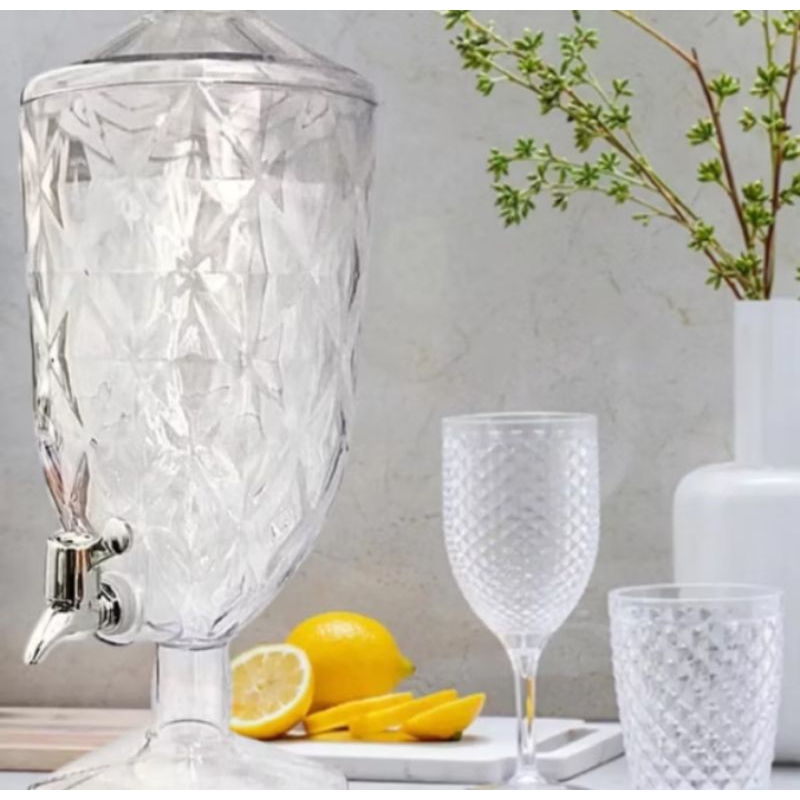 Jarra Suqueira Diamond 4,5l Acrílico Suco Água Chá