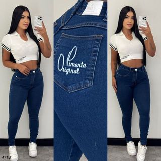 Calça Sal e Pimenta Skinny Feminina O jeans perfeito para qualquer ocasião Versatilidade e elegância o jeans que valoriz