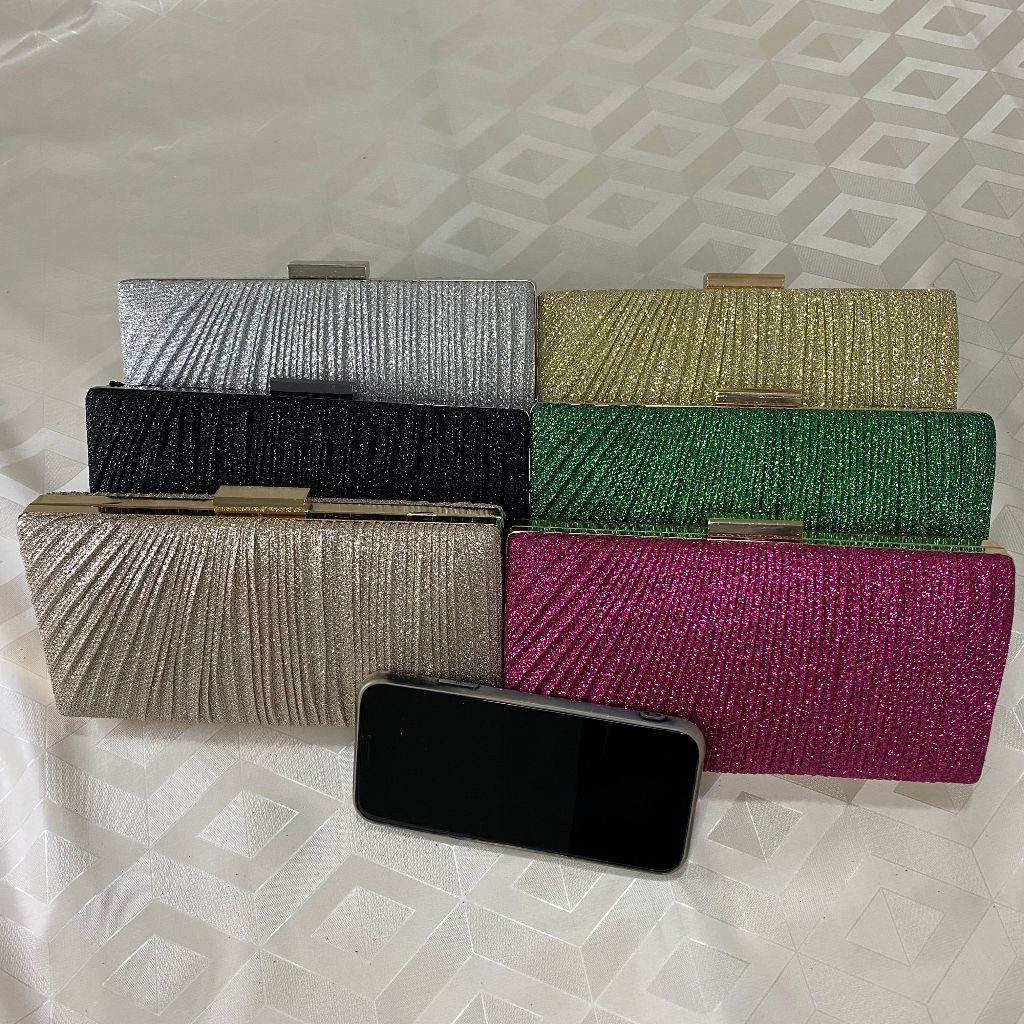 Bolsa Tiracolo / Carteira Feminina Com Glitter Para Festa / Banquete / Casamento WT168-22