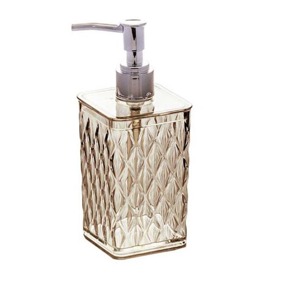 Porta Sabonete Líquido Luxo Banheiro Lavabo Glamour 285ml