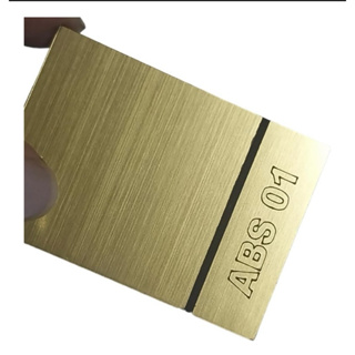 Chapa ABS Dupla Camada Dourado/Preto 60x40cm 1,3mm – Ideal p/ Corte a Laser em Oferta na Shopee