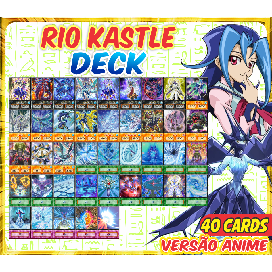 Rio Kastle (40 Cards) Deck Anime Zexal