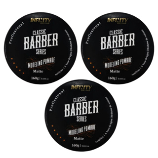 Kit 3x Cera Modeladora Matte 160g Infinity Anti Frizz  Alta Fixação Redutor de volume em Oferta na Shopee