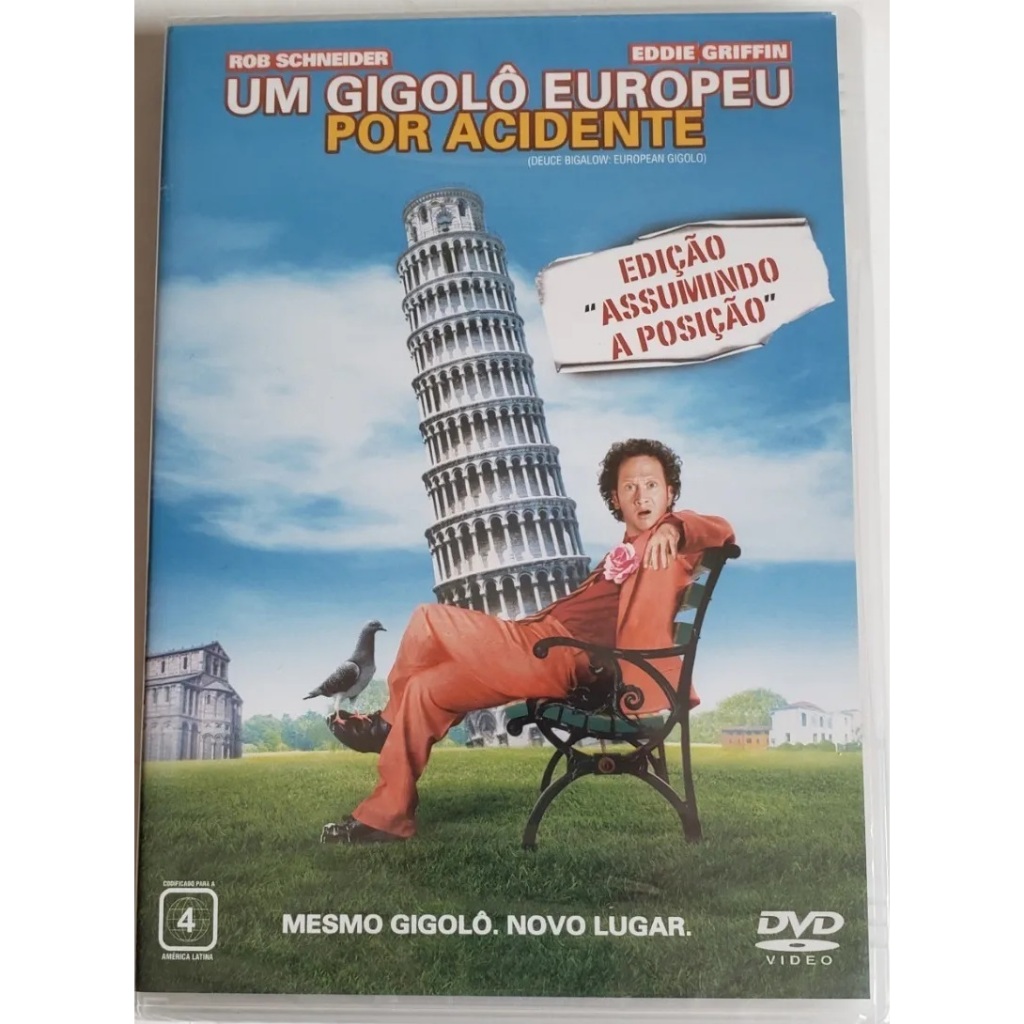 Dvd Um Gigolô Europeu Por Acidente - Rob Schneider Original