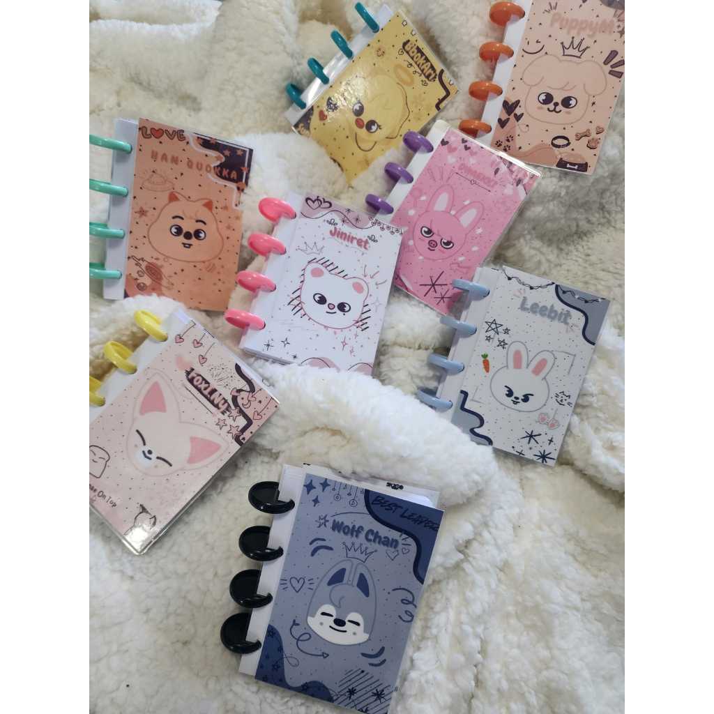 📒Mini bloco de notas - Versão Disco SKZOO  Personalizado | Caderno Kpop Stray Kids | Fofo K-pop 💜✨ em Oferta na Shopee