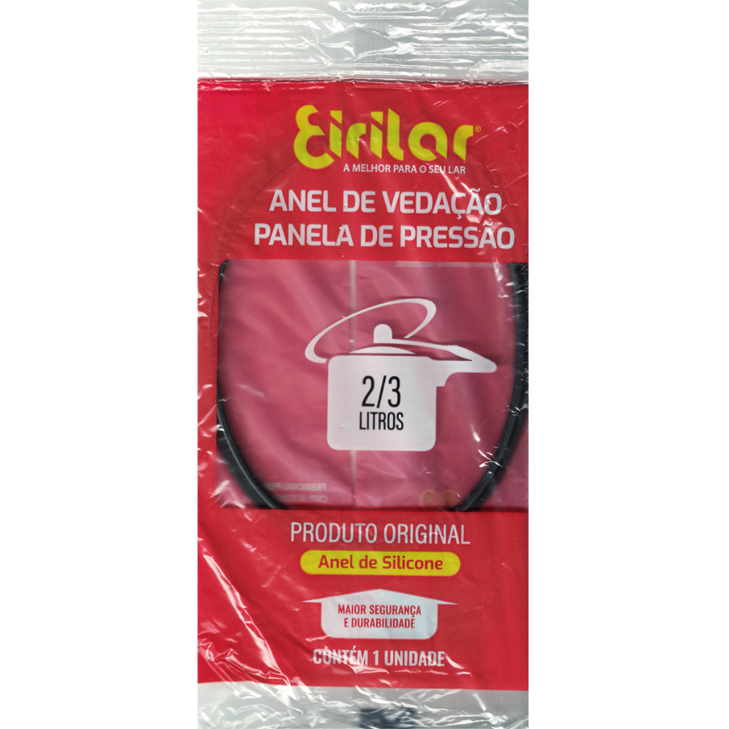 Eirilar Borracha de Vedação P/ Panela De Pressão 2 E 3 Litros Fechamento Interno Original