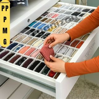 Colmeia Organizadora divisórias Branco " PP- P - M - G " - PROMOÇÃO - Organizador de Guarda Roupas