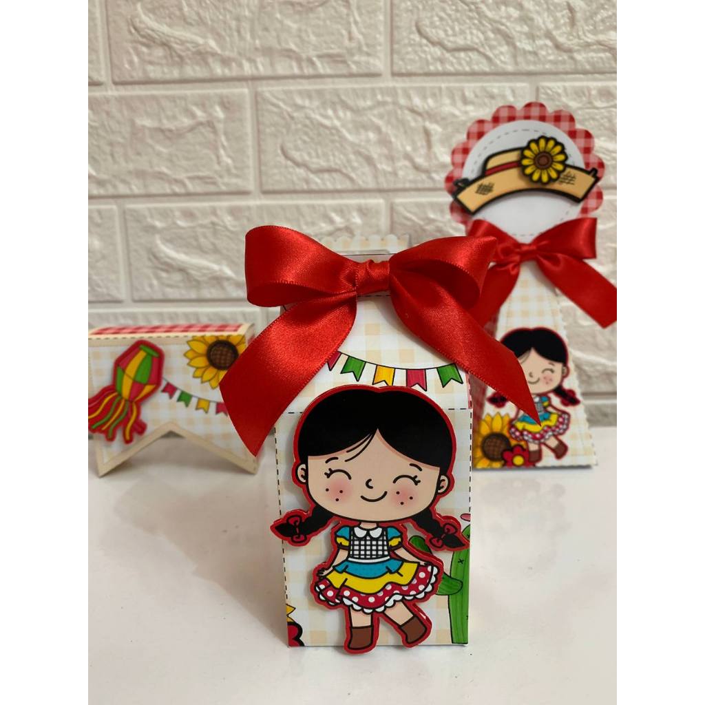 KIT PERSONALIZADO FESTA JUNINA | LEMBRANCINHAS | FESTA INFANTIL | ANIVERSÁRIO
