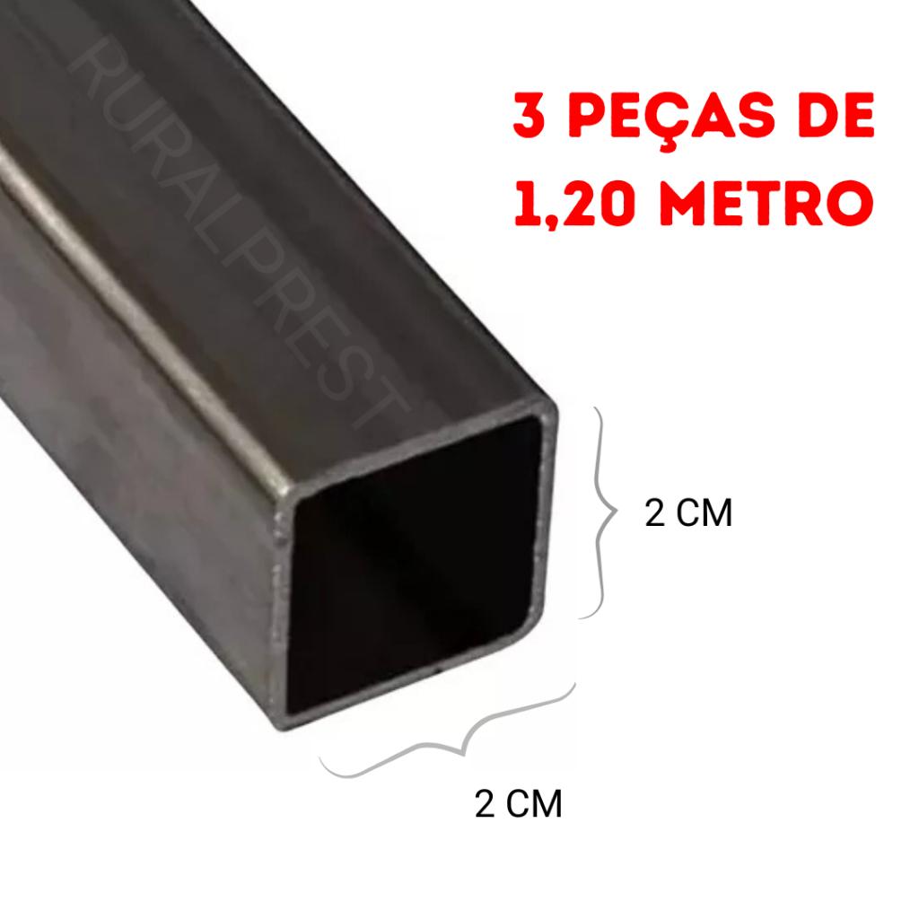 Metalon 20x20 3 Metros: Onde Comprar | BuscaProdutos