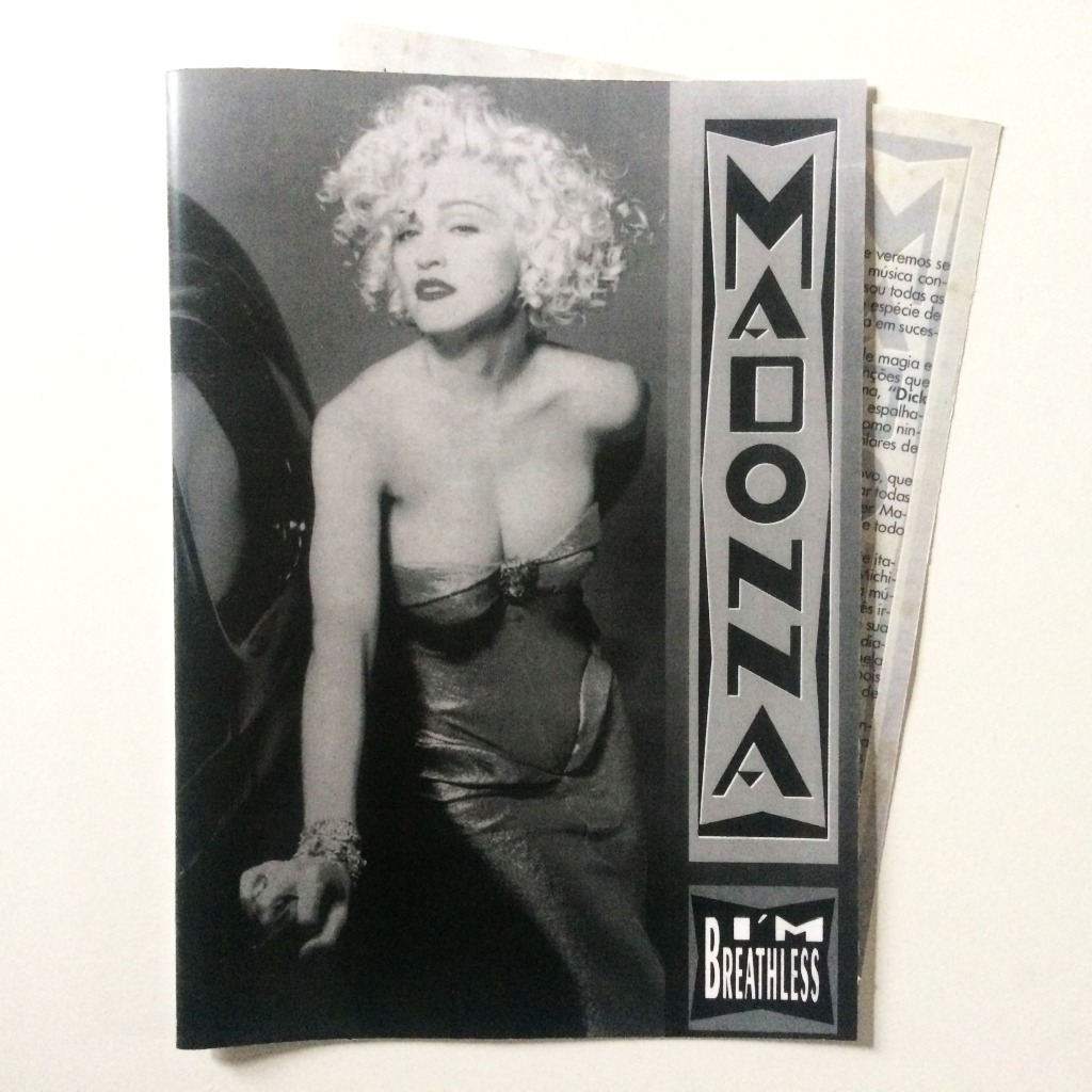 MADONNA I´M BREATHLESS ADVERT GRAVADORA RÉPLICA PARA COLECIONADORES