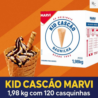 Kid Cascão Baunilha 1,98kg com 120 unidades. em Oferta na Shopee