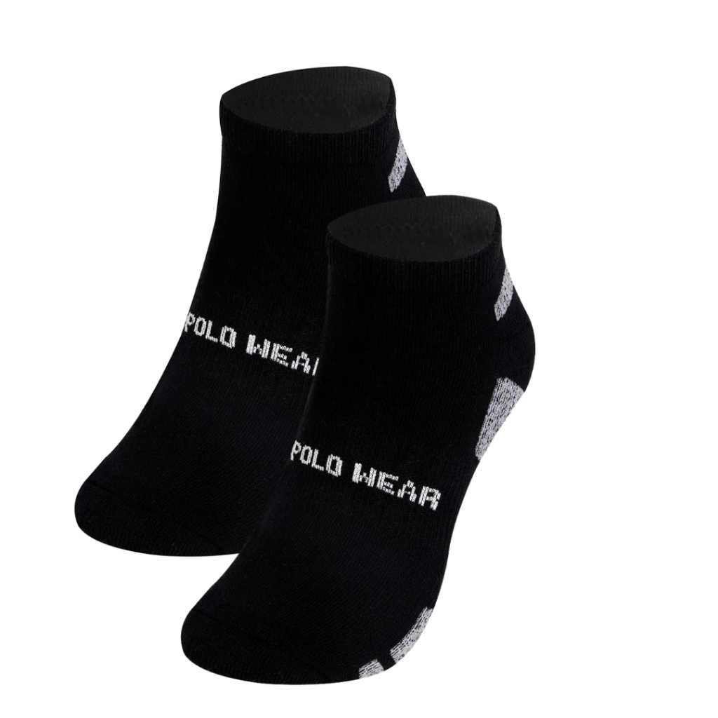 Meias Cano Curto Algodão Polo Wear Kit C/ 2 Pares Unissex Melhor preço Original Coleçao 2025