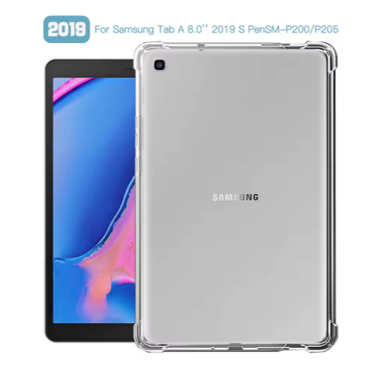 Capa Anti Impacto Galaxy Tab A S Pen 8.0' P205 /P200 de silicone.