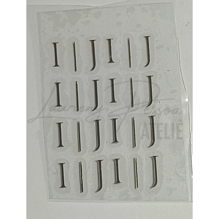 Adesivo termocolante - 1 cm - Inicial - 8 unidades em Oferta na Shopee