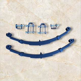 Par de molas 5 laminas + kit jumelo para carretinha reboque cap de carga 800kg par suspensão reforçada carreta trailer em Oferta na Shopee