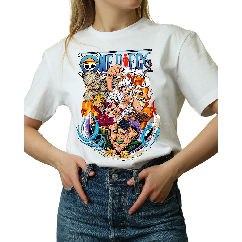 Camiseta Anime Seriado Japones One Piece Trafalgar Law Zoro Luffy 2025 Camisa Infantil Blusa 100% Algodão Infantil