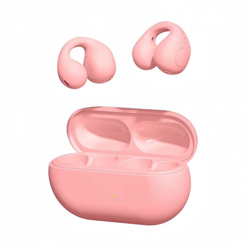 fones de ouvido clip-on fones de ouvido sem fio bluetooth em Oferta na Shopee